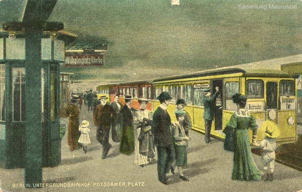 U-Bahnhof Leipziger Platz, ca. 1910