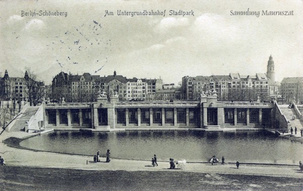 U-Bahnhof Stadtpark (heute Rathaus Schöneberg) um 1910