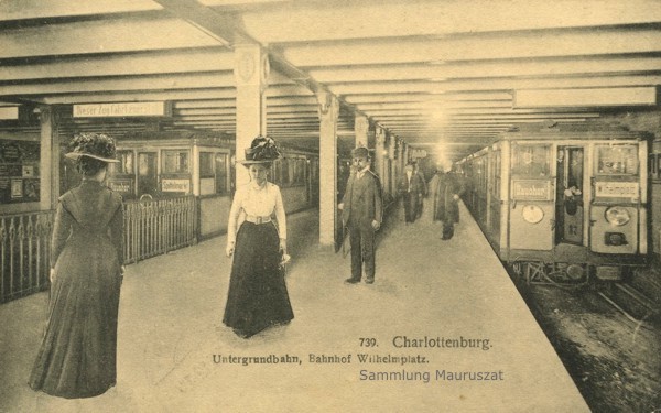 U-Bahnhof Wilhelmplatz 1915