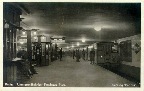 U-Bahnhof Potsdamer Platz, ca. 1930