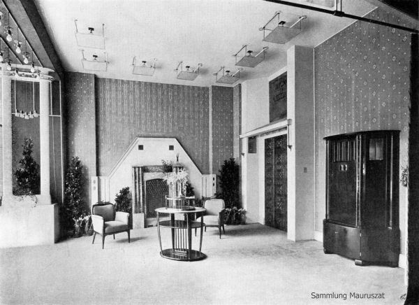 Alfred Grenander, Ausstellung der Möbelfabrik A. S. Ball, Eingangszimmer