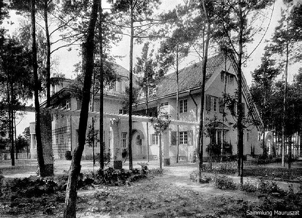 Alfred Grenander, Landhaus Bousset, Gartenfront