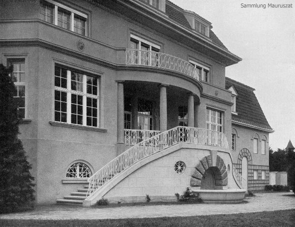 Alfred Grenander, Landhaus Herpich, Gartenfassade